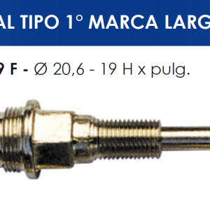 2079 F 2079F  CABEZAL TIPO FV LARGO FINO