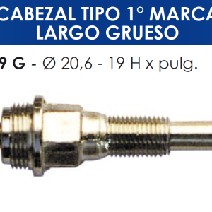 2079 G 2079G  CABEZAL TIPO FV LARGO GRUESO