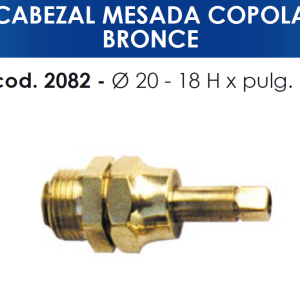 2082 2082 CABEZAL MESADA COPOLA BRONCE