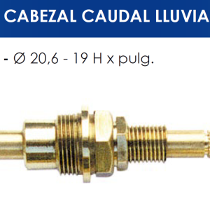 2086 2086 CABEZAL CAUDAL LLUVIA