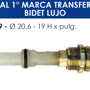 2099 2099 CABEZAL FV TRANSFERENCIA BIDET LUJO