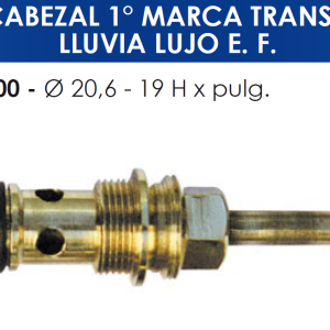 2100 2100 CABEZAL FV TRANSFERENCIA LLUVIA LUJO E.F.