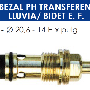 2115 2115 CABEZAL PH TRANSFERENCIA LLUVIA/BIDET E.F.