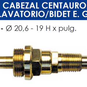 2118 2118 CABEZAL CENTAURO LAVATORIO/BIDET E.G.