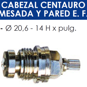 2127 2127 CABEZAL CENTAURO MESADA Y PARED E.F.