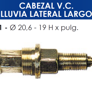 2131 2131 CABEZAL V.C. LLUVIA LATERAL LARGO