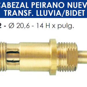 2142 2142 CABEZAL PEIRANO Nuevo TRANSF LLUV/BIDET