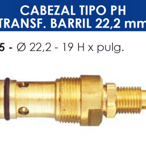 2145 2145 CABEZAL TIPO PH TRANSF BARRIL 22.2MM