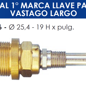 2146 2146 CABEZAL TIPO FV LLAVE PASO 3/4 VAST.LARGO
