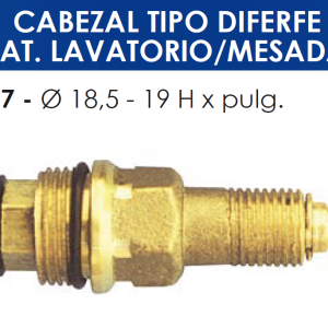 2147 2147 CABEZAL TIPO DIFERFE LAT.LAV-MESADA