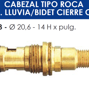 2153 2153 CABEZAL TIPO ROCA TRANSF.LLUVIA-BIDET C/C