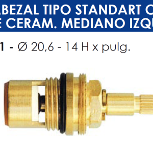 2161 2161 CABEZAL TIPO STANDART C-05 C.C. MEDIANO IZQ.