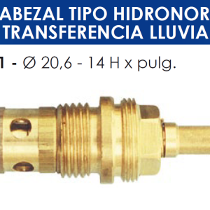 2171 2171 CABEZAL TIPO HIDRONORTE TRANSF.LLUVIA