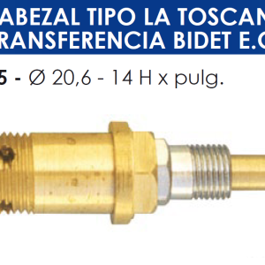 2175 2175 CABEZAL TIPO LA TOSCANA TRANF.BIDET E.G.