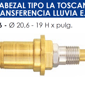 2176 2176 CABEZAL TIPO LA TOSCANA TRANSF.LLUVIA E.G.