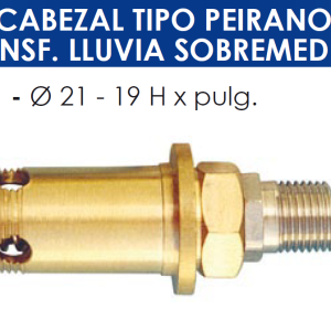 2181 2181 CABEZAL TIPO PEYRANO TRANSF.LLUVIA SOBREMEDID