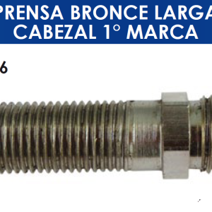 3046 3046 PRENSA BRONCE LARGA CABEZAL FV