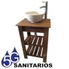 MUEBLE PINO DOBLE DECK CON TAPA DE MADERA 40 - 50 - 60 - 80 -100