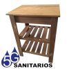 MUEBLE PINO DOBLE DECK CON TAPA DE MADERA 40 - 50 - 60 - 80 -100