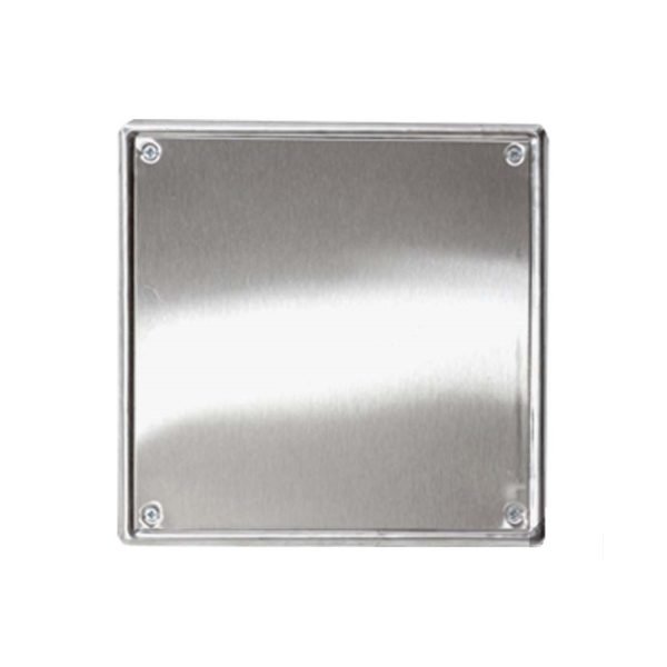 TAPA HERMETICA ACERO 12 X 12 SIMPLE
