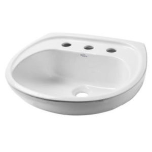 DS LAVATORIO 3 AGUJEROS BLANCO - ANDINA -