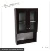 ALACENAVIDRIOWENGUE MUEBLE ALACENA BAÑO