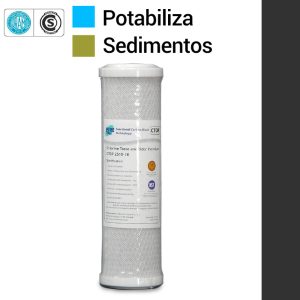 ct003-cartucho-carbon-activado CT CARBON BLOCK 10"   (CT003)