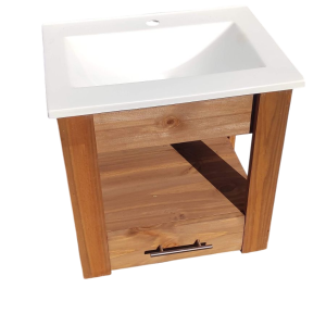MUEBLE PINO COLGANTE CAJON CON MESADA 40 - 50 - 60 - 80 -100