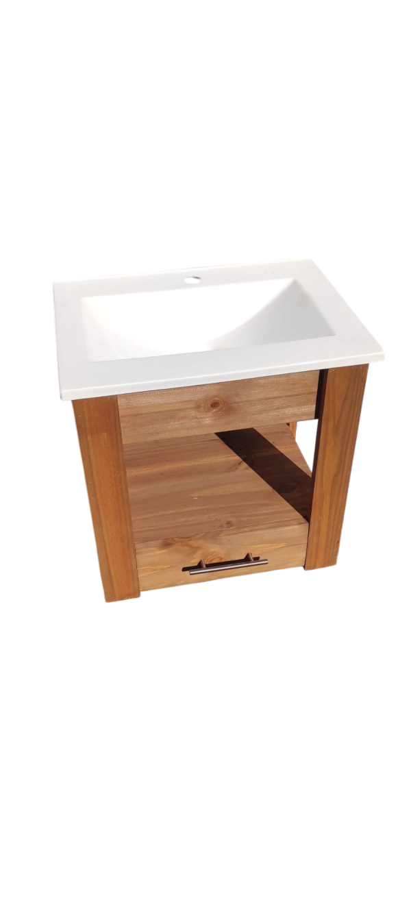 MUEBLE PINO COLGANTE CAJON CON MESADA 40 - 50 - 60 - 80 -100