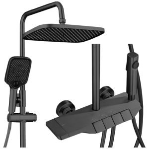 6925 SET DUCHA PIANO NEGRA - 6925