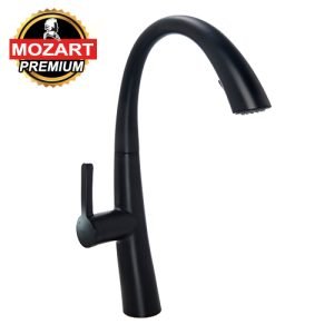 MONOC PARIS NEGRA COCINA ROCIADOR EXTRAIBLE - 7076
