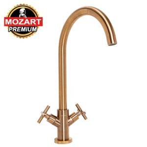 MEZCLADORA BOSTON COBRE BAÑO/COCINA PICO BAR EXTRA ALTO   - 7080