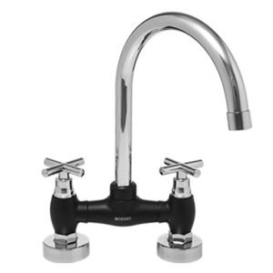 MEZCLADORA ABS PEKIN NEGRA MESADA VOLANTE CRUZ  - 7273