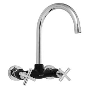 MEZCLADORA PEKIN PARED ABS NEGRA VOLANTE CRUZ PICO J - 7274
