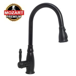 MONOC. SINGAPUR COCINA NEGRA ROCIADOR MANUAL EXTRAIBLE  - 7390