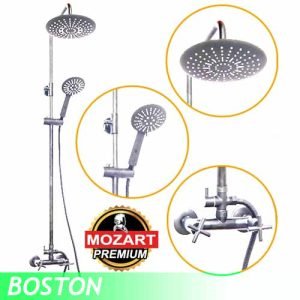 7951 SET DUCHA BOSTON CROMADA VINTAGE MEZCLADORA - 7951