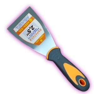 8061 ESPATULA 2.5´´ LAMINA DE ACERO MANGO PLASTICO Y GOMA 63MM - 8061