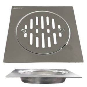 8668 REJILLA 20 X 20 CM ACERO INOX CROMO BLISTER - 8668