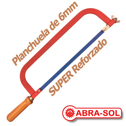 ARCO DE SIERRA PLANCHUELA HIERRO Y MANGO MADERA 51CM  - 9382