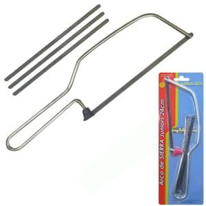 9390 ARCO DE SIERRA JUNIOR ALAMBRE 24CM C/3 RESPUESTOS BLISTER - 9390
